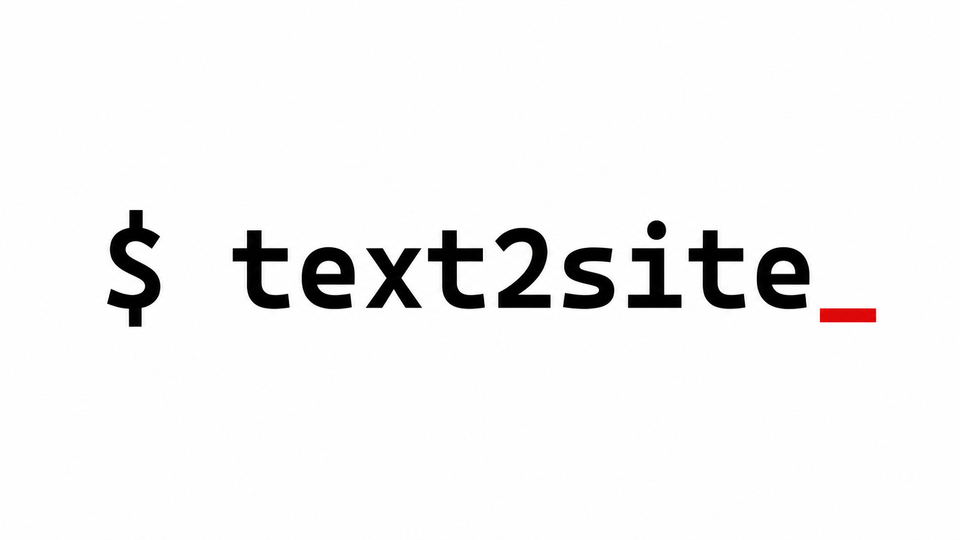 Building text2.site