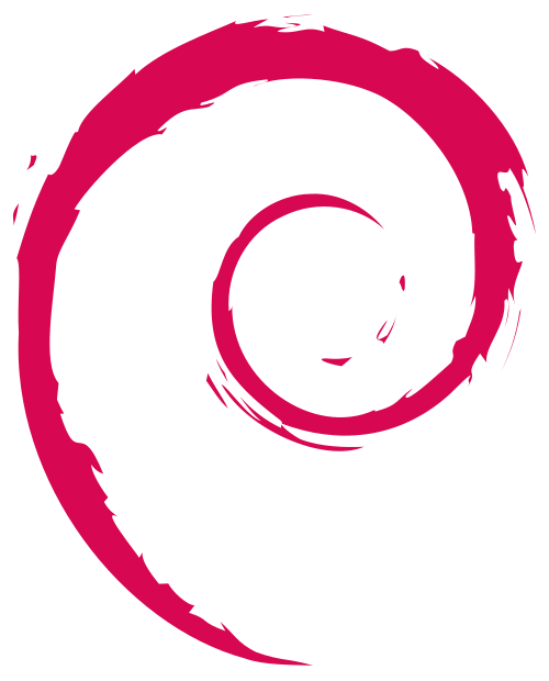 The Debian swirl logo
